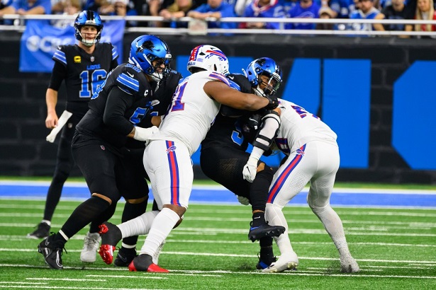 Le running back des Detroit Lions, David Montgomery, est blessé et absent pour la saison
